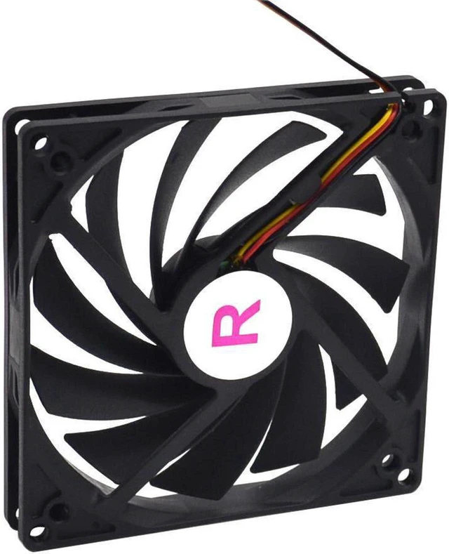 Alt view image 2 of 3 - 100mm, 10cm fan, Single fan, Ultra-Thin, Washable, super mute, for power supply, for computer Case cooler