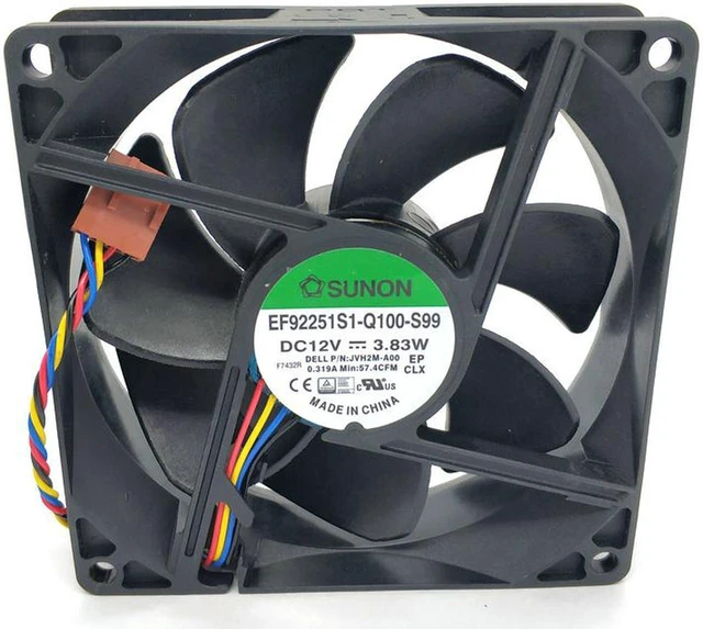 Main image of sunon EF92251S1-Q100-S99 9225 12v 3.83w EF92251S1-Q000-S9A 90x25mm 90mm CPU Heat Sinks Cooler Fan
