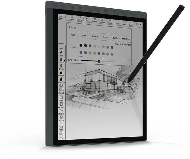 Main image of Bigme 10.3" Color E-Paper Read-Write Tablet with 6GB RAM and 128GB Storage, Ultra-Thin 5.5mm  Design for Business Meetings, Featuring High-Resolution Touchscreen and Advanced Speech Recognition