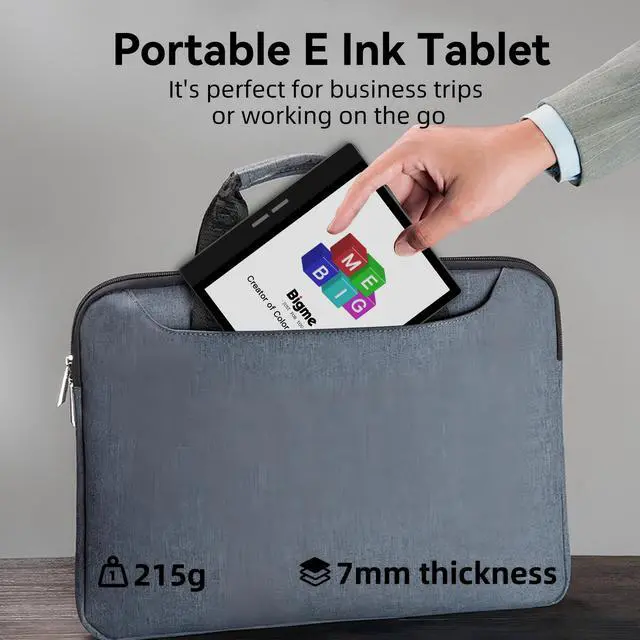Alt view image 6 of 6 - Bigme B751C Color Ebook Reader 7 Inch E-Ink Paper Tablet for Notes Taking, Reading and Writing (Case and Stylus Included)