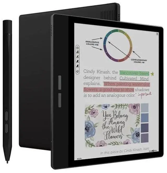 Main image of Bigme B751C Color Ebook Reader 7 Inch E-Ink Paper Tablet for Notes Taking, Reading and Writing (Case and Stylus Included)