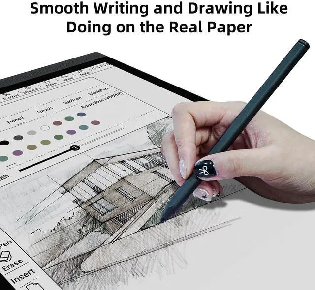 Alt view image 4 of 7 - Bigme 10.3" EColor E-Paper Tablet with Stylus, Ultra-Thin Design, 8GB RAM + 256GB Storage, Android 14 Compatibility, and Enhanced Vocabulary Recognition