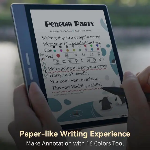 Alt view image 6 of 6 - Bigme B751C 7 Inch Color E-Paper Tablet with Kaleido 3 Screen, Enhanced Refresh Rate, and Android Open 11 System((Case and Stylus  Not Included))