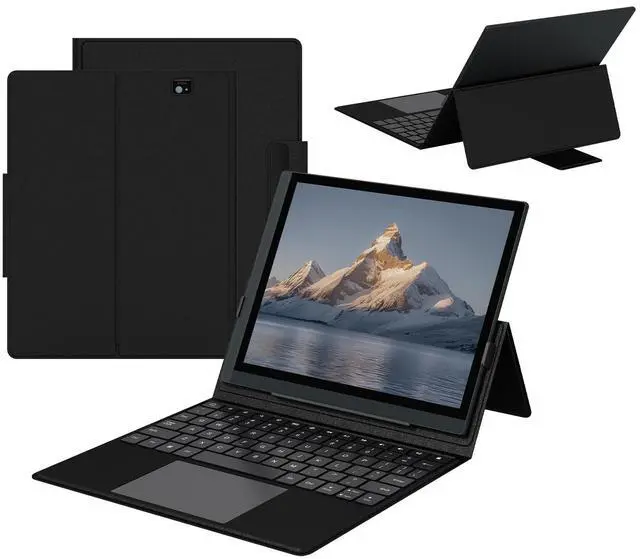 Main image of Bigme Keyboard Case with Trackpad for B1051 Series E-Reader Tablet - Adjustable Multi-Angle Stain Resistant Design, Enlarged Keycaps, Easy Connection, Secure Form-Fit Protection - Black