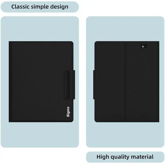 Alt view image 7 of 7 - Bigme Keyboard Case with Trackpad for B1051 Series E-Reader Tablet - Adjustable Multi-Angle Stain Resistant Design, Enlarged Keycaps, Easy Connection, Secure Form-Fit Protection - Black