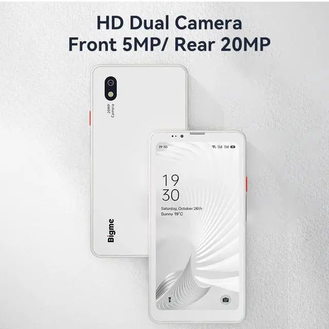 Alt view image 3 of 7 - Bigme HiBreak Pro 6.13" Epaper Cell Phone with Android 14 OS - 8GB RAM, 256GB Storage, 5G Dual SIM, GPS, and Dual Cameras for Enhanced Productivity and Connectivity