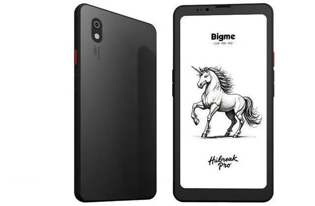 Main image of Bigme HiBreak Pro 6.13" Epaper Cell Phone with Android 14 OS - 8GB RAM, 256GB Storage, 5G Dual SIM, GPS, and Dual Cameras for Enhanced Productivity and Connectivity Black