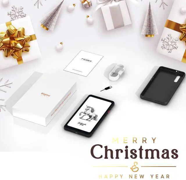 Alt view image 6 of 6 - Bigme HiBreak Pro 6.13" Epaper Cell Phone with Android 14 OS - 8GB RAM, 256GB Storage, 5G Dual SIM, GPS, and Dual Cameras for Enhanced Productivity and Connectivity Black