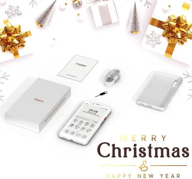 Alt view image 7 of 7 - Bigme HiBreak Pro 6.13" Epaper Cell Phone with Android 14 OS - 8GB RAM, 256GB Storage, 5G Dual SIM, GPS, and Dual Cameras for Enhanced Productivity and Connectivity