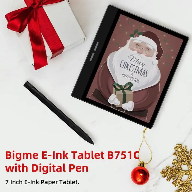 Alt view image 2 of 6 - Bigme B751C Color Ebook Reader 7 Inch E-Ink Paper Tablet for Notes Taking, Reading and Writing (Case and Stylus Included)