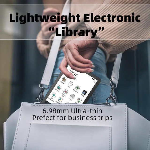 Alt view image 6 of 7 - Bigme B6 6-Inch Color E-Paper Tablet Android 14 Reader with 4GB+64GB Storage