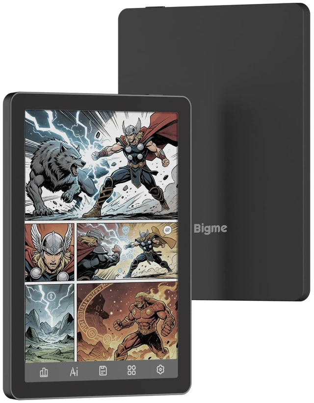 Main image of Bigme B6 6-Inch Color E-Paper Tablet Android 14 Reader with 2GB+32GB Storage Black