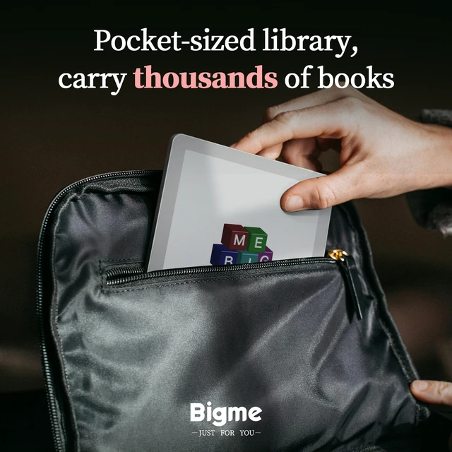 Alt view image 7 of 7 - Bigme B6 6-Inch Color E-Paper Tablet Android 14 Reader with 4GB+64GB Storage White