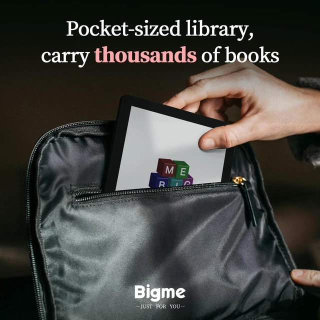 Alt view image 7 of 7 - Bigme B6 6-Inch Color E-Paper Tablet Android 14 Reader with 4GB+64GB Storage Black