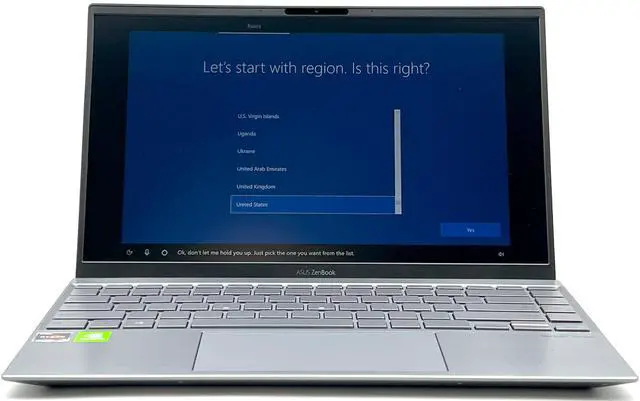 Main image of ASUS - Zenbook 14" Laptop - AMD Ryzen 5 - 8GB RAM- MX450 - 256GB SSD - Light Gray - Q408UG-211.BL - Very Good Condition (B Grade)