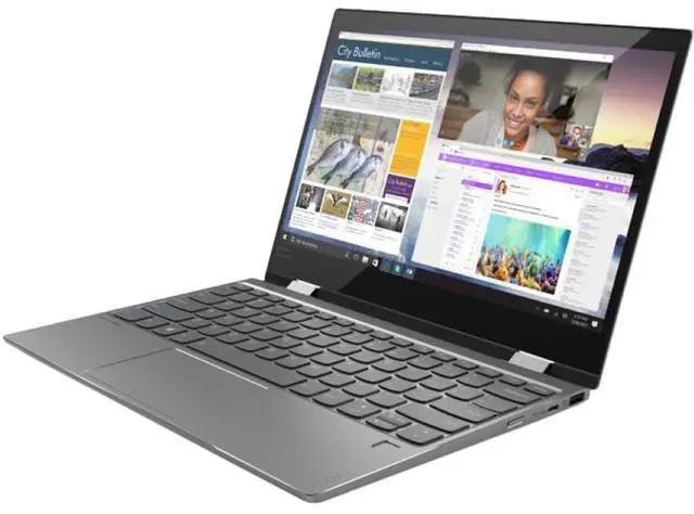 Alt view image 2 of 2 - Lenovo - Yoga 720-12IKB - Full HD Touchscreen Laptop - Intel Core i3-7100U - 4GB RAM - 128GB SSD - Gray - 81B5003QUS - Very Good Condition (B Grade)