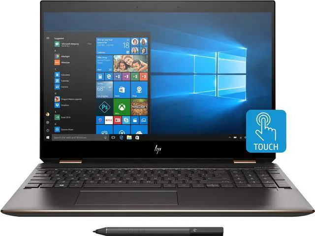 Alt view image 2 of 6 - HP x360 2-in-1 15.6" 4K Touch-Screen Laptop i7-8565U 16GB 512GB MX150 (2GB) W10H