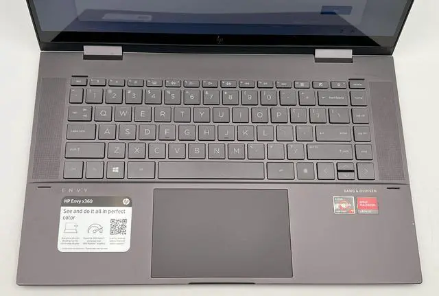 Alt view image 8 of 12 - HP ENVY x360 15m-eu0023dx 15.6" FHD IPS Touch Laptop AMD Ryzen 7 5700U 1.80GHz up to 4.30 GHz AMD Radeon 8 GB DDR43200 MHz RAM 512GB PCIe NVMe M.2 SSD Windows 11 Home, 350G5UA - B Grade