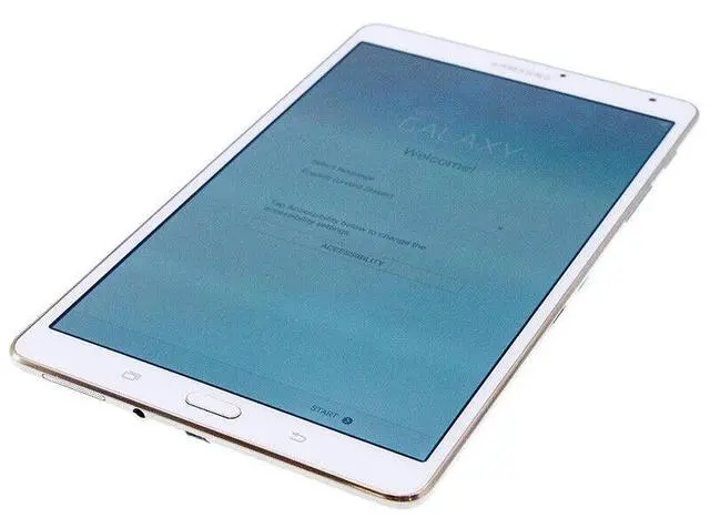 Alt view image 8 of 10 - Samsung Galaxy Tab S SM-T700 Tablet - 8.4" - 3 GB - Samsung Exynos Quad-core (4 Core) 1.90 GHz - 16 GB - Android 4.4 KitKat - 2560 x 1600 - Dazzling White - 16:10 Aspect Ratio - Wireless LAN - ...