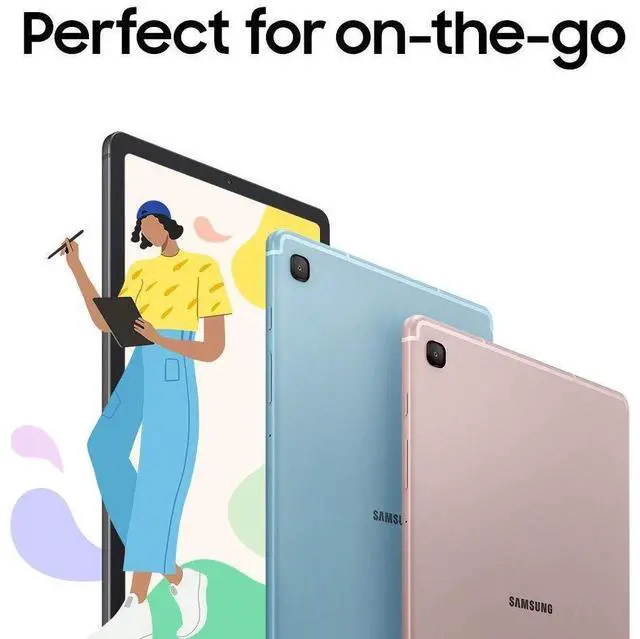 Alt view image 18 of 18 - Samsung SM-P610NZAAXAR Galaxy Tab S6 Lite SM-P610 Tablet - 10.4" - 4 GB RAM - 64 GB Storage - Android 10 - Oxford Gray - Samsung Exynos 9611 SoC - ARM Cortex A73 Quad-core (4 Core) 2.30 GHz ...