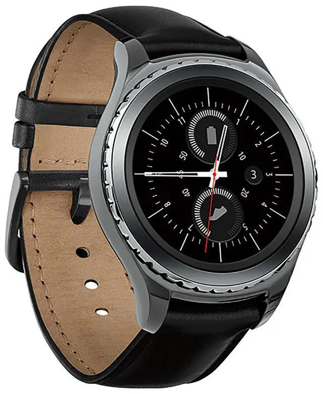 Alt view image 9 of 10 - Samsung Gear S2 Classic (Bluetooth + 3G/4G) Smartwatch - Black