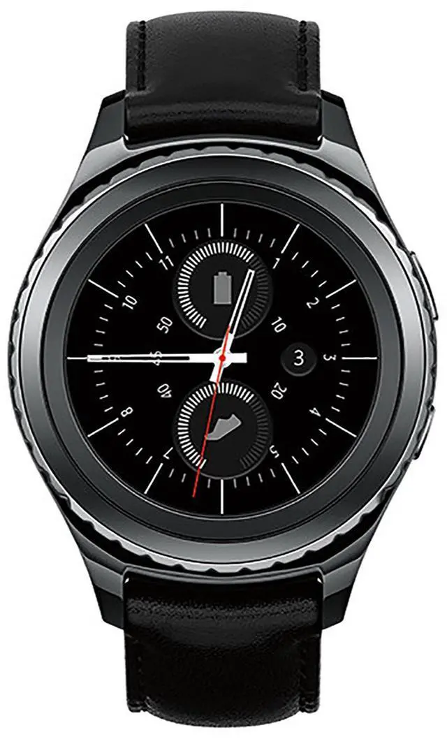 Alt view image 7 of 10 - Samsung Gear S2 Classic (Bluetooth + 3G/4G) Smartwatch - Black