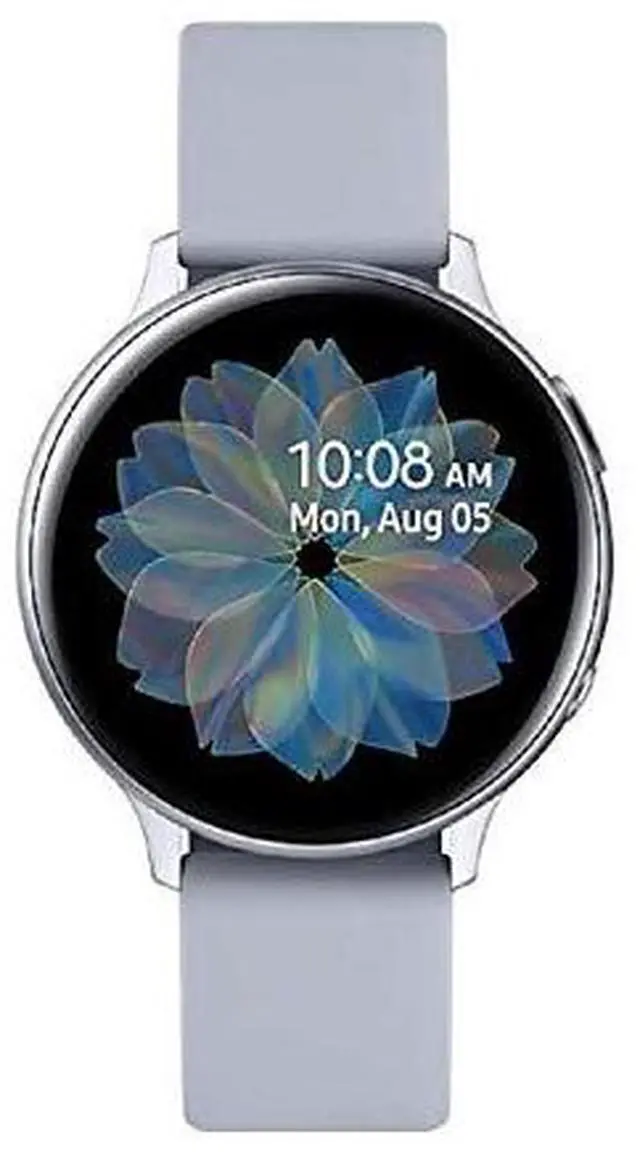 Alt view image 14 of 14 - Samsung Galaxy Watch Active2 (44mm), Cloud Silver (Bluetooth) - Wrist - Accelerometer, Barometer, Gyro Sensor, Heart Rate Monitor, Ambient Light Sensor - Heart Rate, Steps Taken, Calories Burned, ...