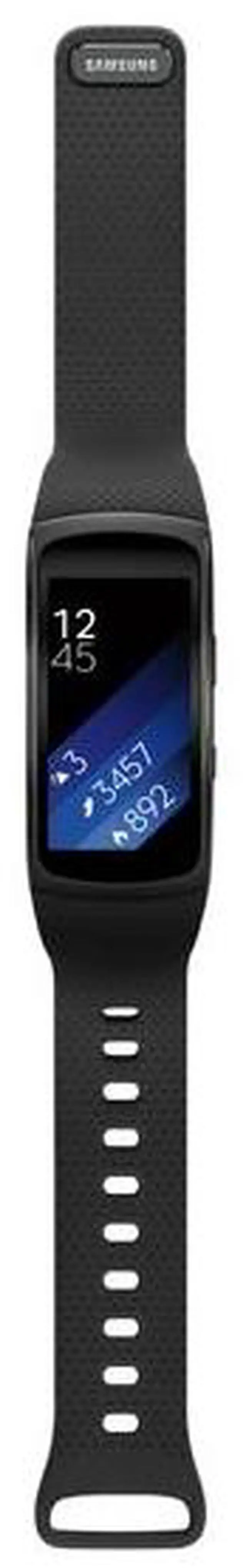 Alt view image 2 of 4 - Samsung - Gear Fit 2 Fitness Watch - Heart Rate Sm - Black - SM-R3600DANXAR - Very Good Condition (B Grade)