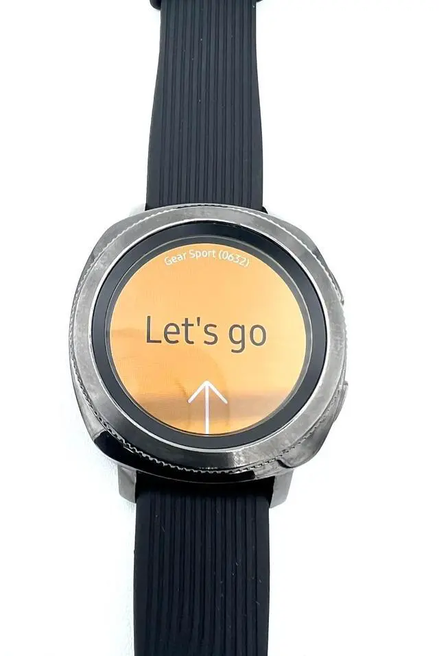 Alt view image 2 of 4 - Samsung - Gear Sport Smartwatch 43mm - Black - SM-R600NZKAXAR - Good Condition