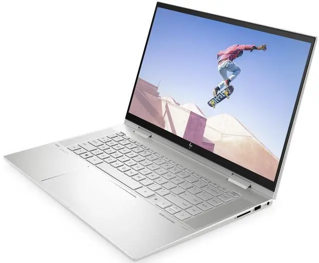 Alt view image 2 of 3 - HP - Envy x360 15.6 - Full HD Touchscreen Laptop - Intel Core i5-1135G7 - 8GB RAM - 256GB SSD - Silver - 15-es0000