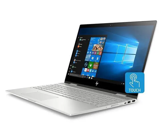 Alt view image 3 of 5 - HP - Envy x360 - Full HD Touchscreen Laptop - Intel Core i5-8250U - 8GB RAM - 256GB SSD - Silver - 15M-CN0011X -  - Very Good Condition (B Grade)