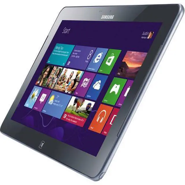Alt view image 2 of 4 - Samsung - ATIV Smart PC 500TC 4G LTE XE500T1C - HD Touchscreen Laptop - Atom-Z2760 - 2GB RAM - 64GB SSD - Blue - XE500T1C-AZ2760-2-64 - Excellent Condition (A Grade)