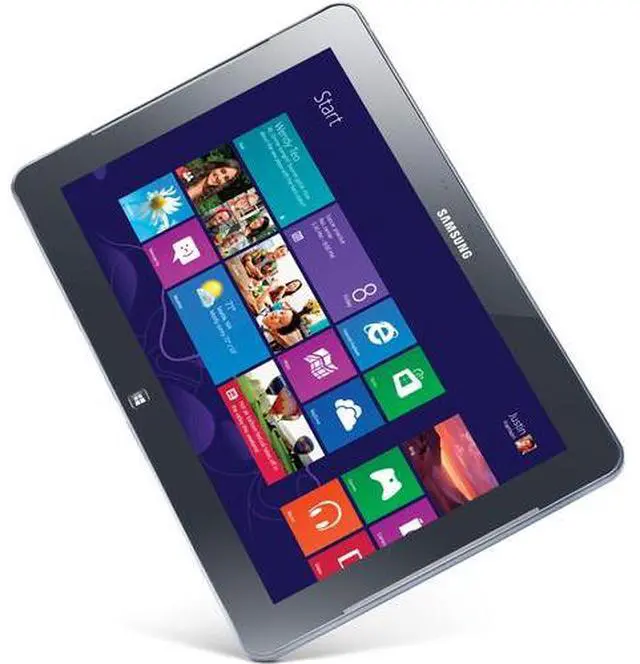 Alt view image 3 of 4 - Samsung - ATIV Smart PC 500TC 4G LTE XE500T1C - HD Touchscreen Laptop - Atom-Z2760 - 2GB RAM - 64GB SSD - Blue - XE500T1C-AZ2760-2-64 - Excellent Condition (A Grade)
