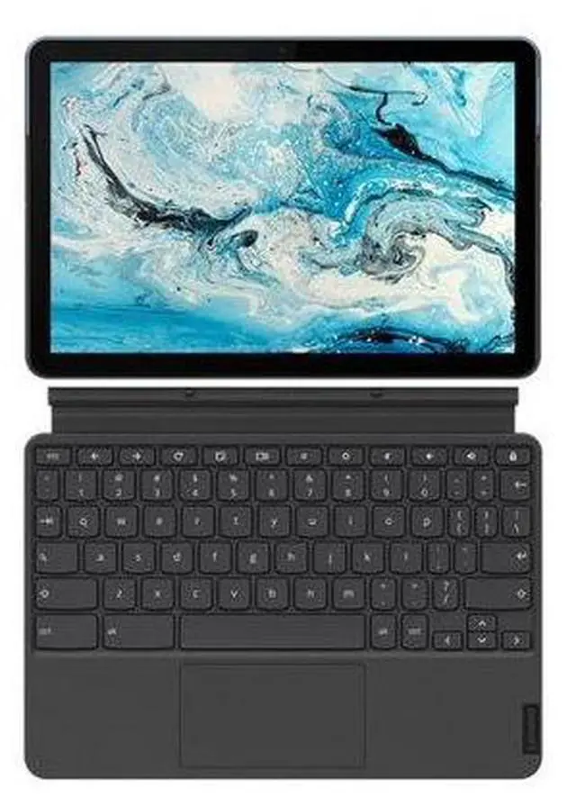 Alt view image 2 of 4 - Lenovo IdeaPad Duet Chromebook - WUXGA Touch - MediaTek P60T - 4GB RAM - 64GB SSD - Blue/Gray - ZA6F0072US