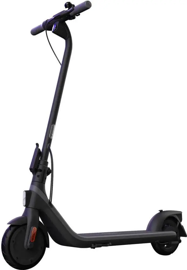 Alt view image 3 of 5 - Segway - E2 Plus Electric Scooter w/ 15.5 mile Range & 15.5mph Top Speed - Black - (Grade B) - Very Good Condition