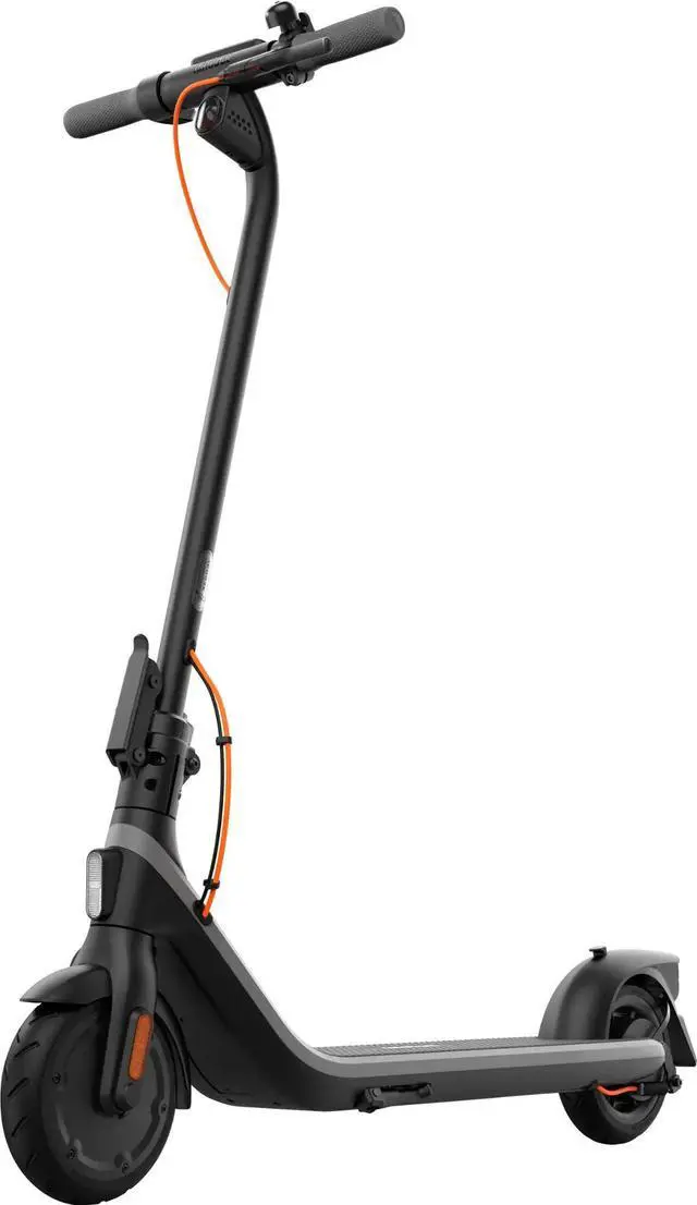 Alt view image 4 of 5 - Segway - E2 Plus Electric Scooter w/ 15.5 mile Range & 15.5mph Top Speed - Black - (Grade B) - Very Good Condition