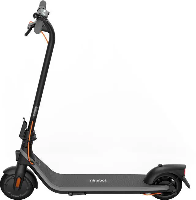 Alt view image 2 of 5 - Segway - E2 Plus Electric Scooter w/ 15.5 mile Range & 15.5mph Top Speed - Black - (Grade B) - Very Good Condition