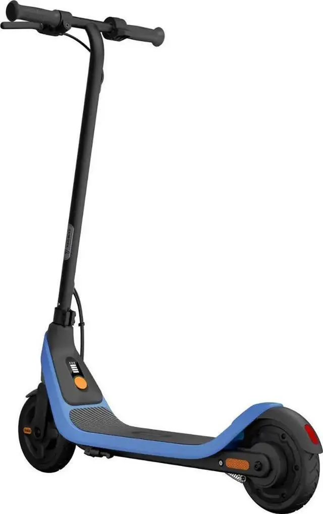 Alt view image 4 of 7 - Segway - C2 Lite Kids Electric Kick Scooter w/5.6 mi Max Range & 9.9mph Top Speed - Blue - (Grade A) - Excellent Condition