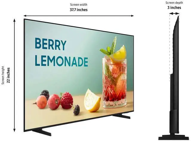 Alt view image 2 of 4 - Samsung BE43FX-H 43-inch Crystal UHD Commercial Display 4K Resolution 300 nit Brightness for Digital Signage and Business Presentations Single Pack 2025 Model
