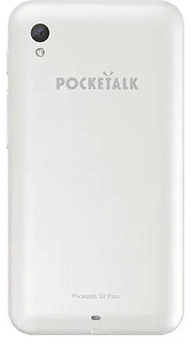 Alt view image 2 of 5 - POCKETALK S2 Plus Real-Time Voice and Camera Translator 5-Year eSIM White Extra Large Screen Long Battery Life Supports 92+ Languages Business Edition