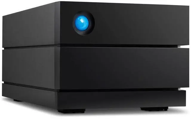 Alt view image 2 of 5 - LaCie 2big RAID 28TB External Hard Drive Desktop HDD - USB-C, 7200 RPM Enterprise Class Drives, for Mac and PC Desktop, Rescue Services (STHJ28000800)