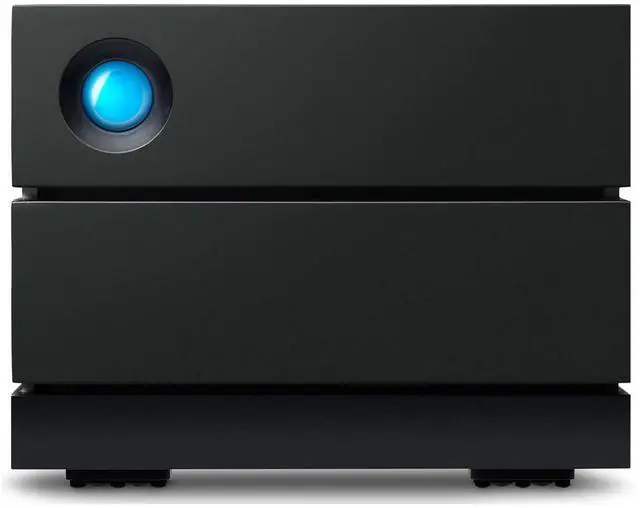 Alt view image 3 of 5 - LaCie 2big RAID 28TB External Hard Drive Desktop HDD - USB-C, 7200 RPM Enterprise Class Drives, for Mac and PC Desktop, Rescue Services (STHJ28000800)