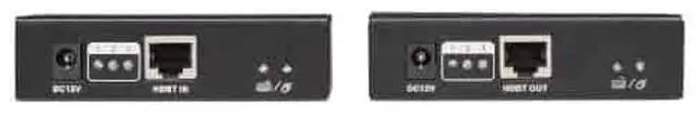 Alt view image 5 of 5 - Tripp Lite HDMI HDBaseT KVM Console Extender Over Cat6, 4k HDMI Video Extender, 2 USB Ports, IR, 4K @ 30 Hz, 1080p (B013-HU-4K)
