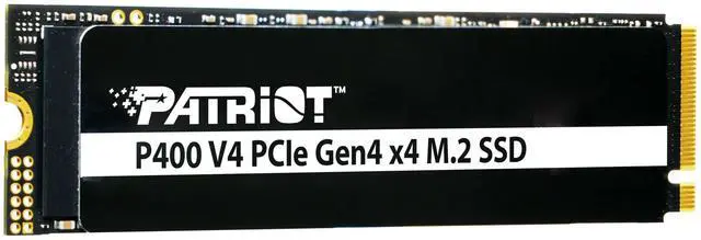 Alt view image 2 of 3 - Patriot P400 V4 1TB Internal SSD - NVMe PCIe Gen 4x4 - M.2 2280 - Sequential Read: Up to 6,000MB/s and Sequential Write: Up to 5,000MB/s - PS5 Compatible - Solid State Drive - P400VP1TBM28H
