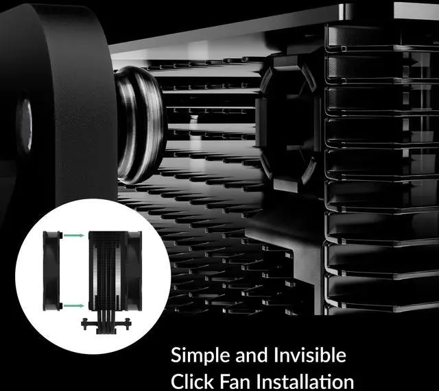 Alt view image 3 of 5 - ARCTIC Freezer 36 A-RGB - Single-Tower CPU Cooler with Push-Pull, Two Pressure-optimised 120 mm P Fans and ARGB Lighting, Fluid Dynamic Bearing, 200-2000 RPM, 4 Heatpipes, incl. MX-6 Thermal Compound