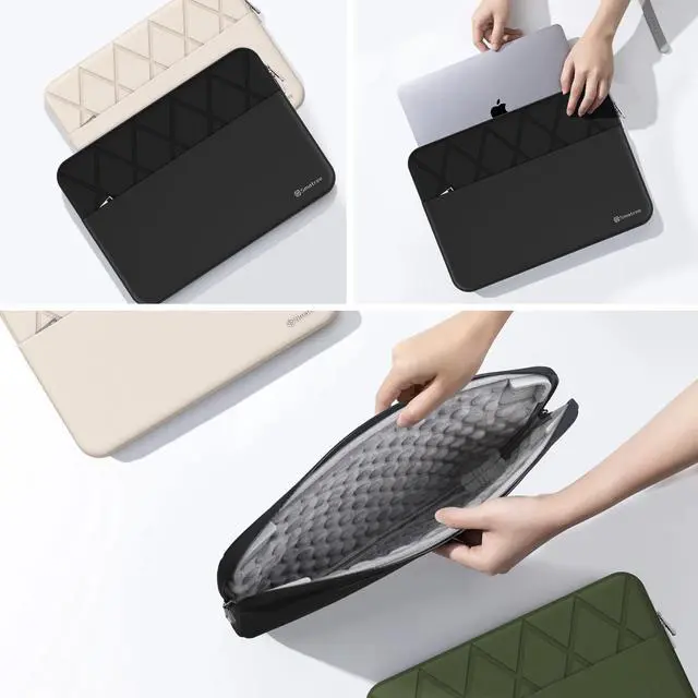 Alt view image 2 of 5 - Smatree 11 inch Laptop Sleeve for iPad air M3 2025/M2 2024/2022 M1/2020 A2903/A2589, iPad Pro M4 2024/2022 M2/2021 M1 A2837/A2761/A2459, iPad 2021/2020/2019, Laptop Case with Accessory Pocket (EA33)