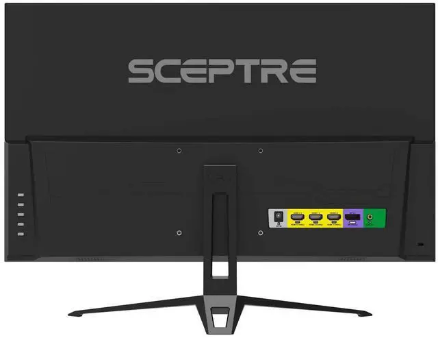 Alt view image 4 of 5 - Sceptre 27-inch FHD 1080p IPS Gaming LED Monitor up to 165Hz 144Hz 1ms DisplayPort HDMI, FreeSync FPS RTS Build-in Speakers Gunmetal Black 2022 (E275B-FPT165)