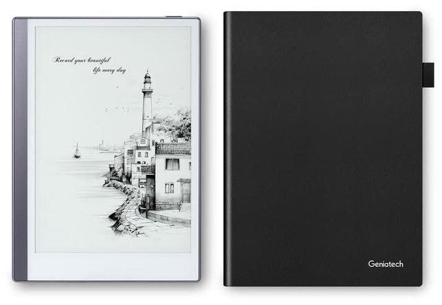 Main image of Geniatech Kloudnote Mini E-Ink ePaper Tablet 9.7" Silver + Mini Leather Case