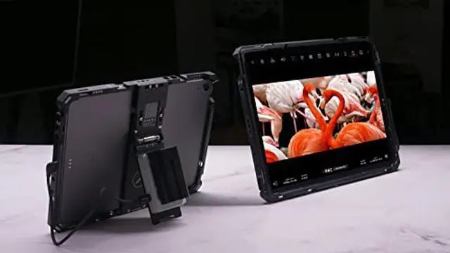 Alt view image 2 of 5 - Accsoon PowerCage Pro II Case for iPad Pro 12.9inch- iPad Pro 3rd Gen 2018, 4th Gen 2020, 5th Gen 2021, 6th Gen 2022 with NP-F Battery Plate Adapter, Protective Case, Use with SeeMo/SeeMo Pro/Nano