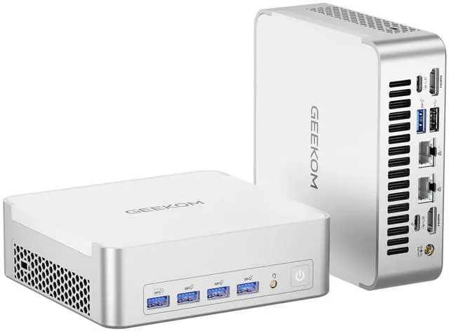 Main image of GEEKOM XT1 Mega AI Mini PC,14th Gen Intel Core Ultra U9-185H Processor (16C/22T,up to 5.1 GHz),32GB DDR5 2TB PCIe Gen4 SSD,Mini Desktop Computers Windows 11 Pro,WiFi 7/BT 5.4/Dual 2.5G LAN/USB4.0/8K